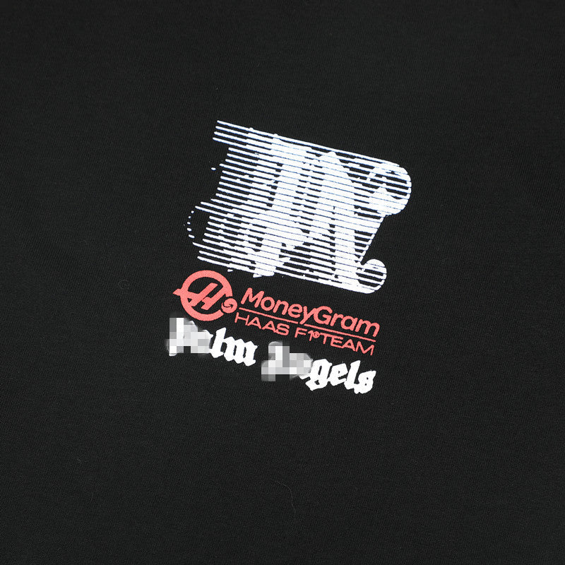 Palm Angels T-shirt singing joint alphabet short-sleeved T-shirt