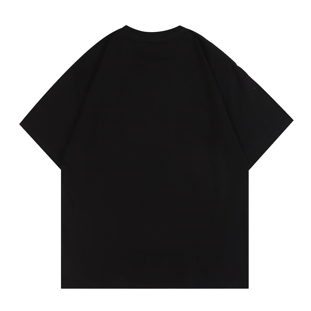 Gallery Dept T-shitrs plus Size Loose Short Sleeve Rainbow