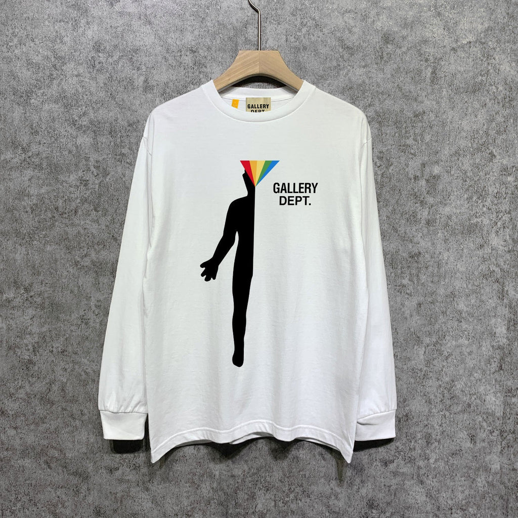 Gallery Dept Long Sleeved Shirt Fashion Brand Long Sleeve Long-Sleeved T-shirt Blouse