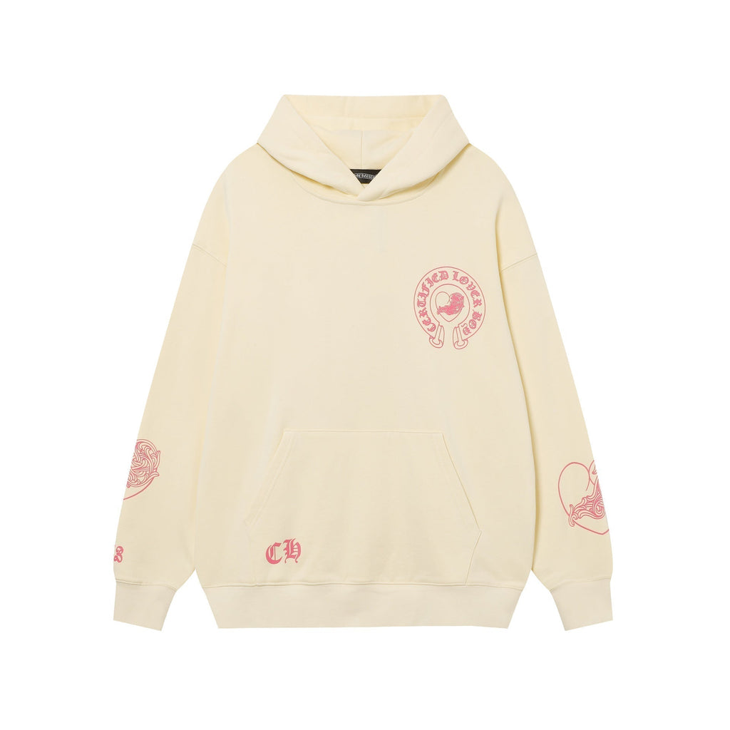 Chrome Heart Hoodie Croix Cross Hooded Sweater Loose