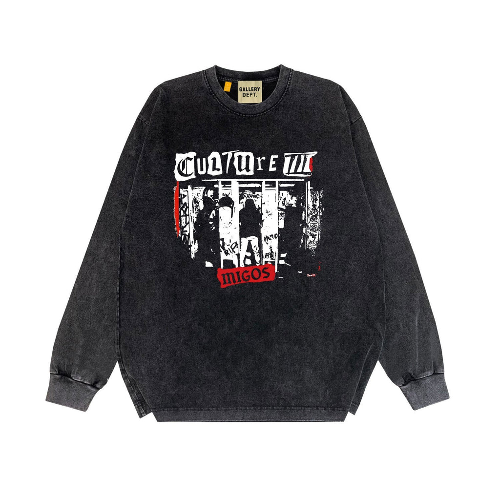 Gallery Dept Long Sleeve Shirt Vintage T Shirt Washed and Worn Vintage Long Sleeve T-shirt