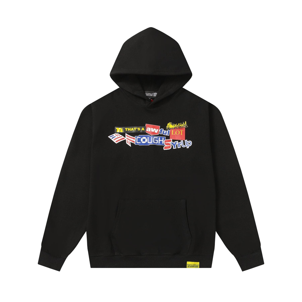THAT'S A AWFUL LOT OF COUGH SYRUP Star Graphic Hoodie ¡ª front