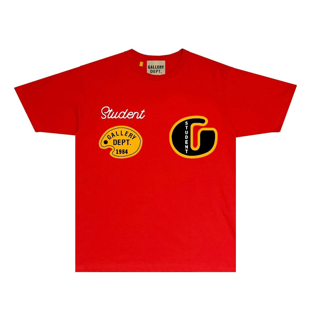 Gallery Dept T Shirt Retro Printed Loose Short-Sleeved Shirt (part2)